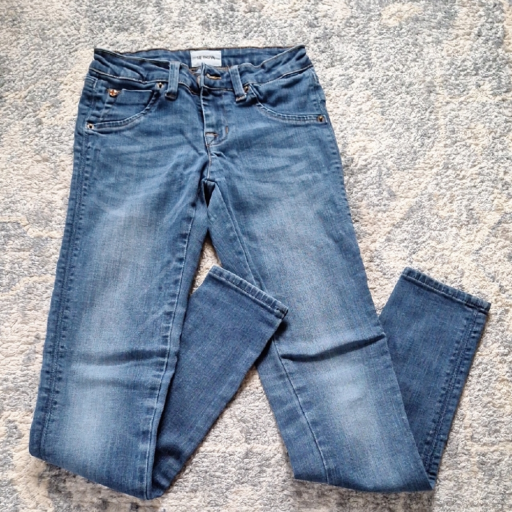 Girls Hudson Blue Skinny Jeans Size 12